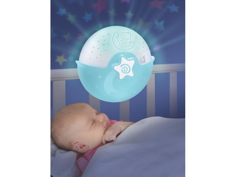 INFANTINO Nočná lampička s projekciou modrá