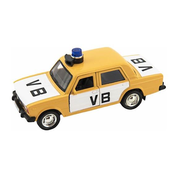 TEDDIES Policajné auto VB 11,5 cm na spätné natiahnutie so zvukom