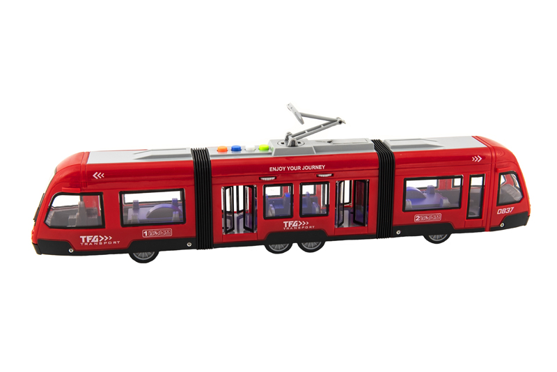 TEDDIES Električka/Vlak na zotrvačník 44 cm