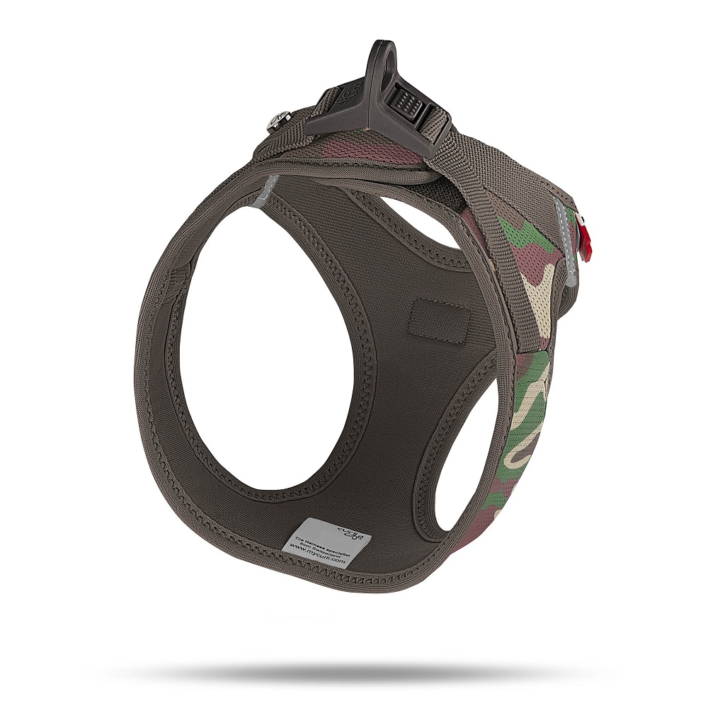 CURLI Postroj pre psov so sponou Air-Mesh Camo, 3XS, 1,5-3 kg