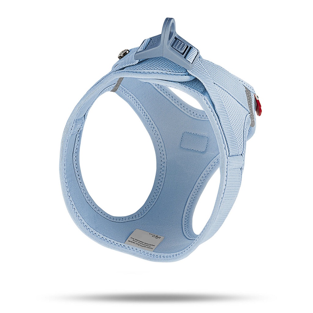 CURLI Postroj pre psov so sponou Air-Mesh Skyblue XS, 3-5 kg