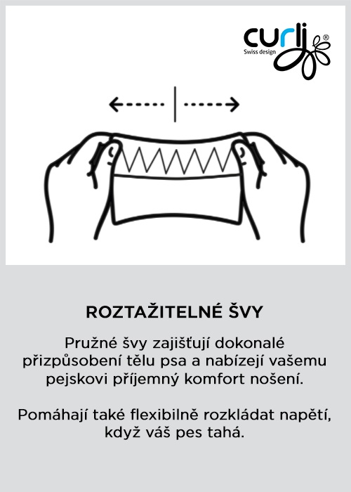 CURLI Postroj pre psov so sponou Air-Mesh Skyblue XS, 3-5 kg