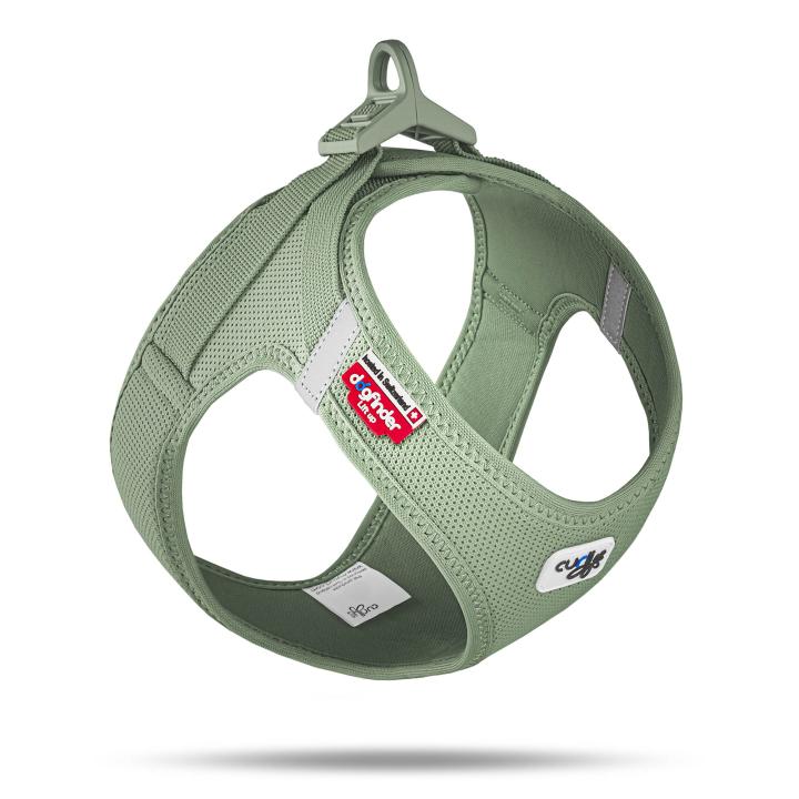 CURLI Postroj pre psov so sponou Air-Mesh Olive 3XS, 1,5- 3 kg