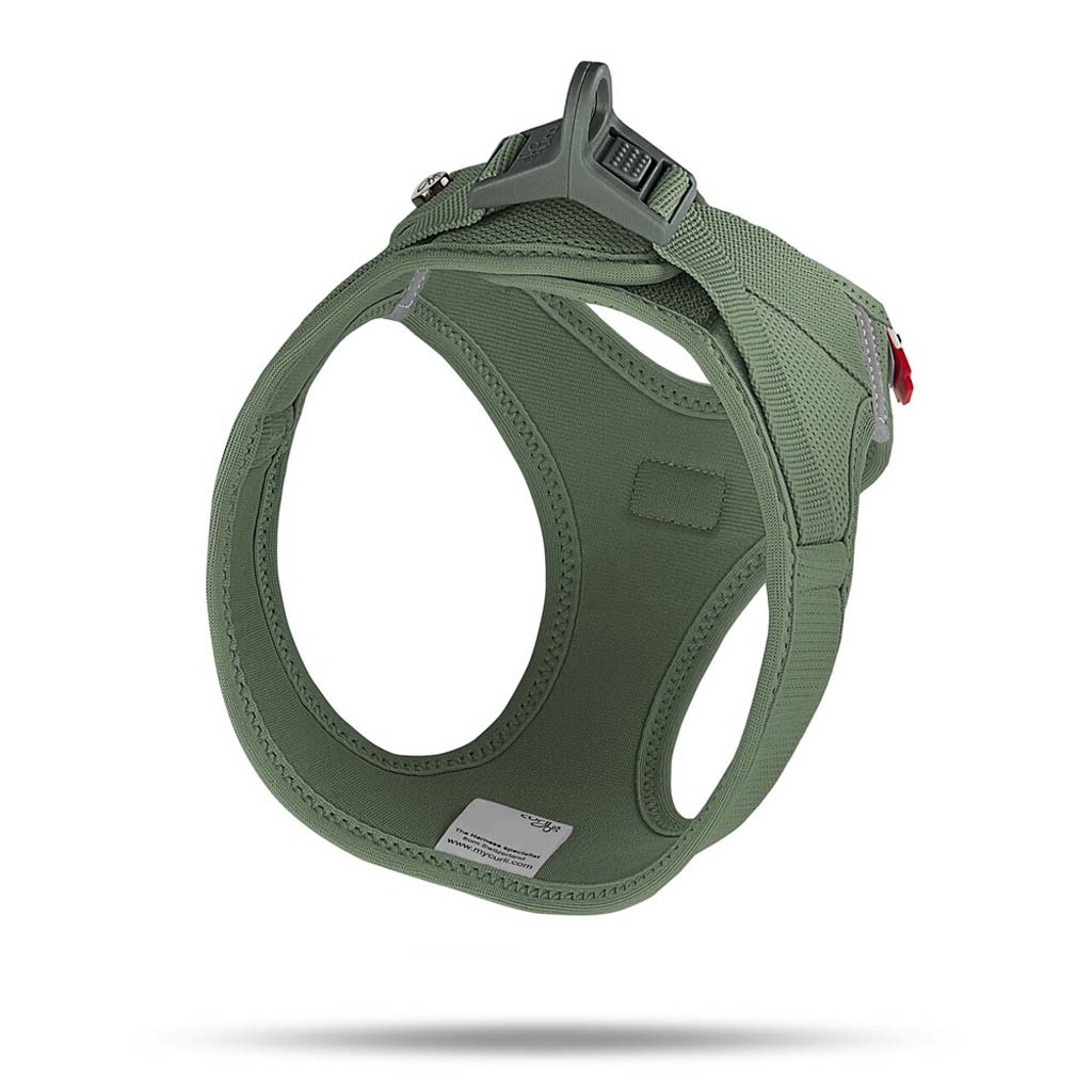 CURLI Postroj pre psov so sponou Air-Mesh Moss M, 6-9 kg