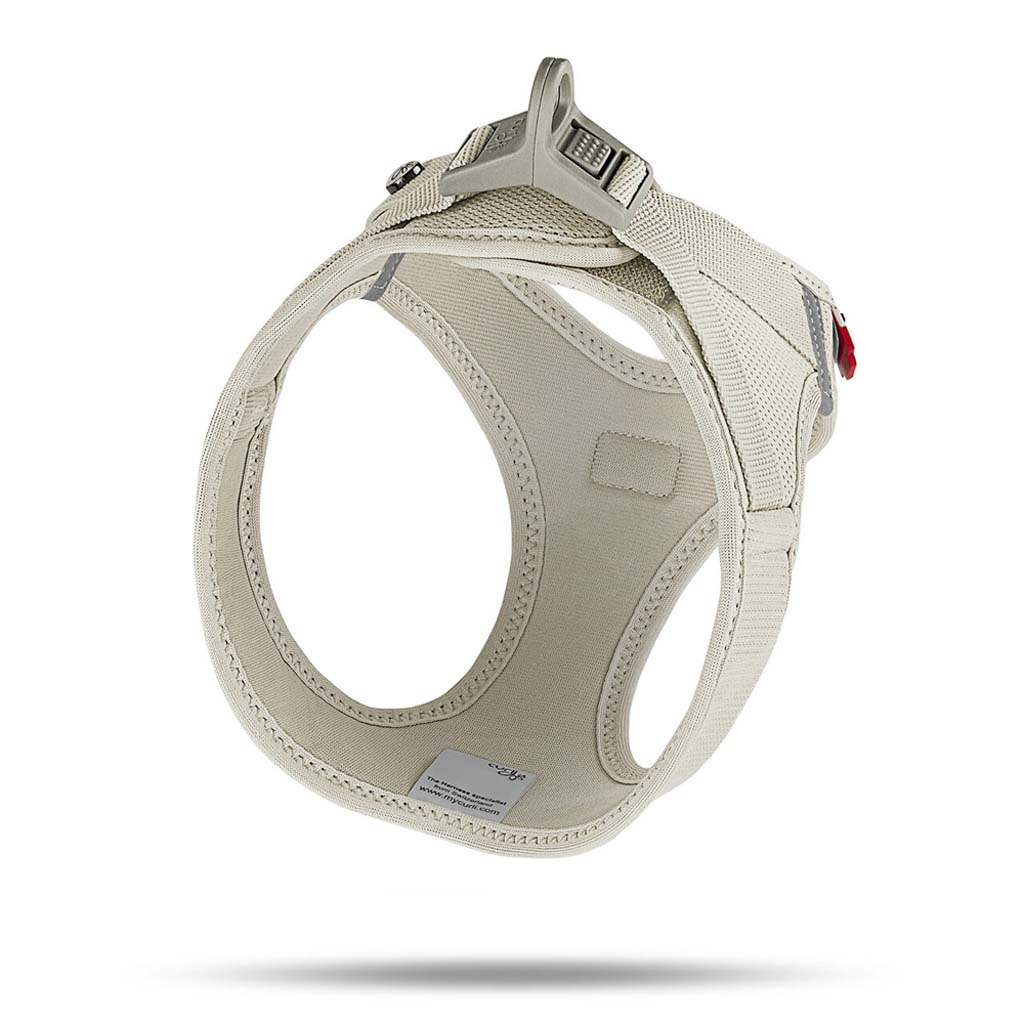 CURLI Postroj pre psov so sponou Air-Mesh Light Tan S, 4-7 kg