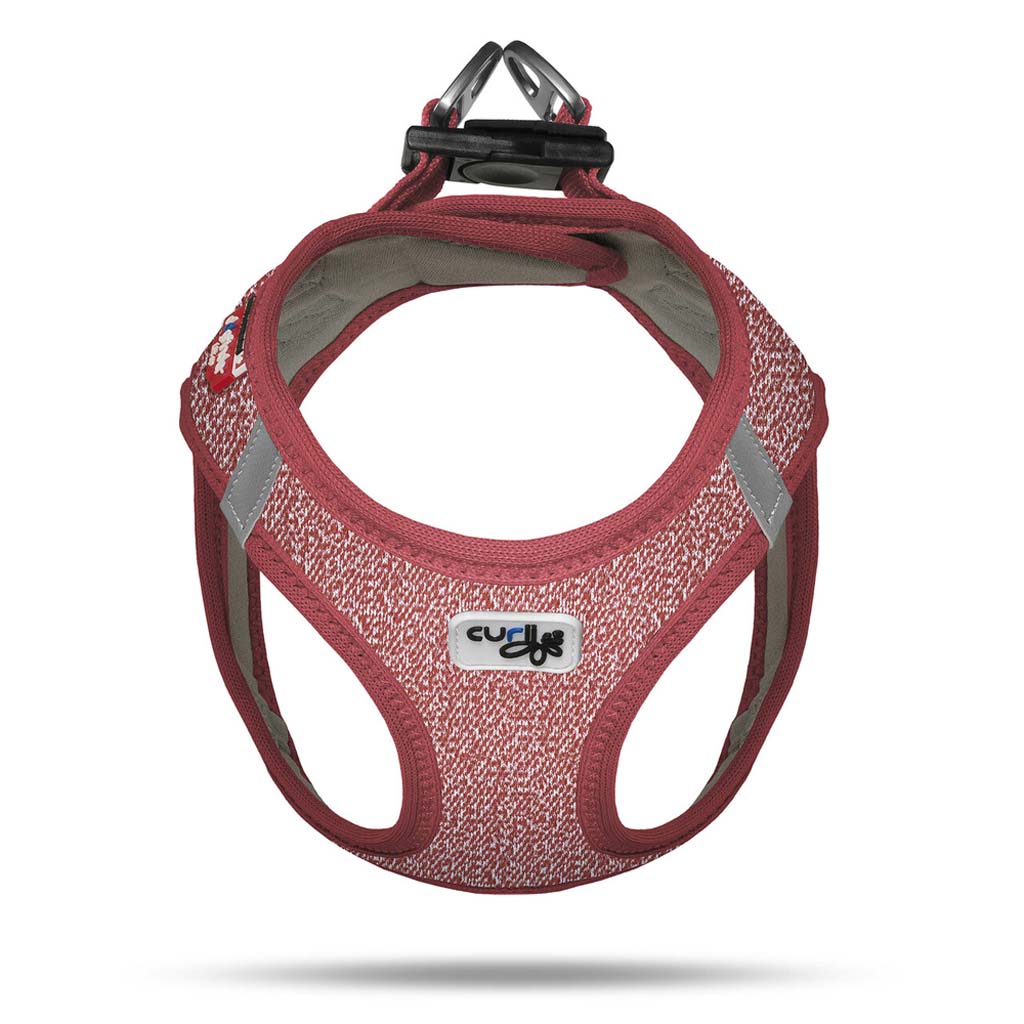 CURLI Postroj pre psov Merino vlna Red XL, 12-18 kg