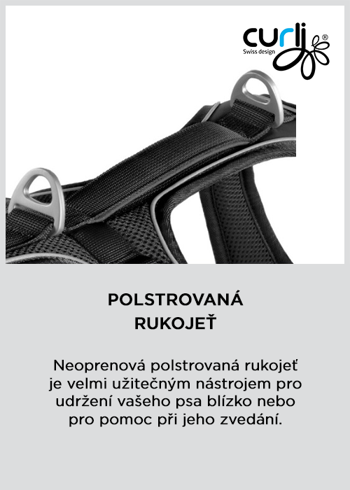 CURLI Postroj pre psov Belka Brown S, 15-25 kg