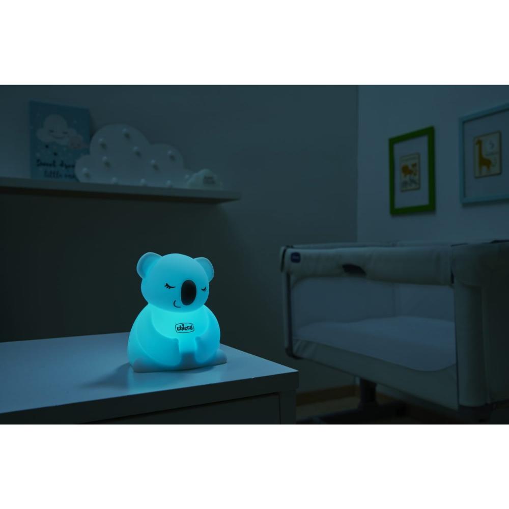 CHICCO Lampička noční světlo dobíjitelné, přenosné Sweet Lights - Koala