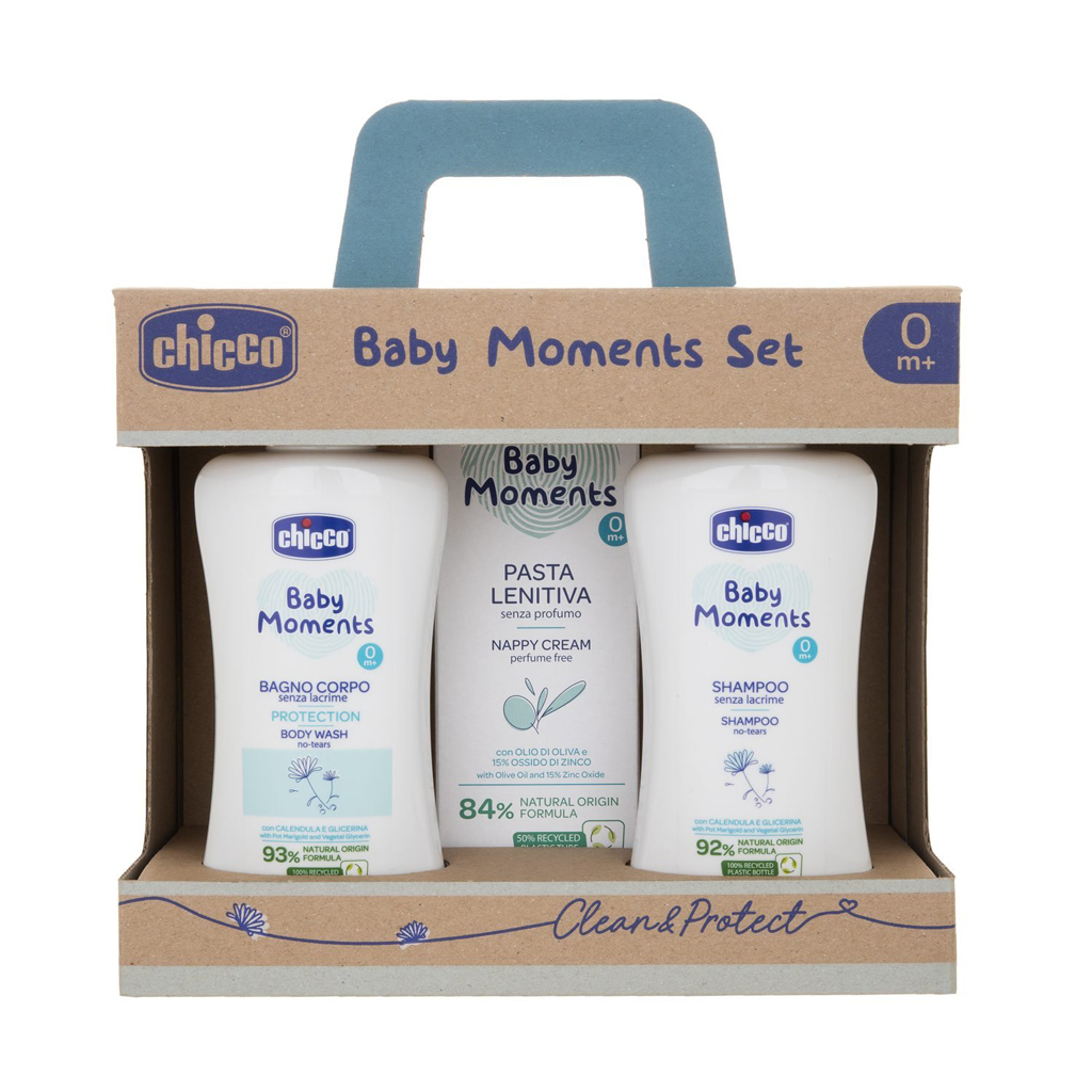 CHICCO Set dárkový kosmetický Baby Moments 0m+