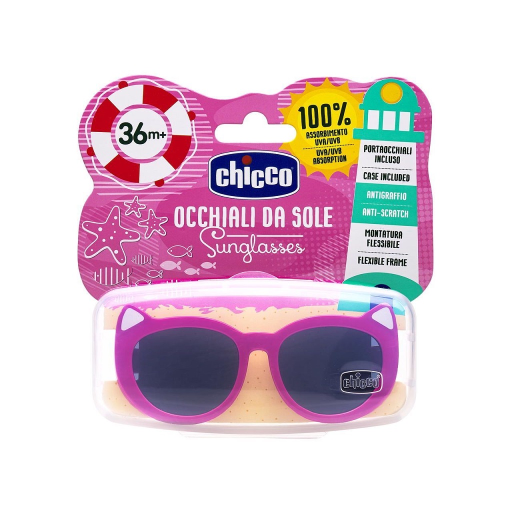 CHICCO Brýle sluneční dívka růžové 36m+