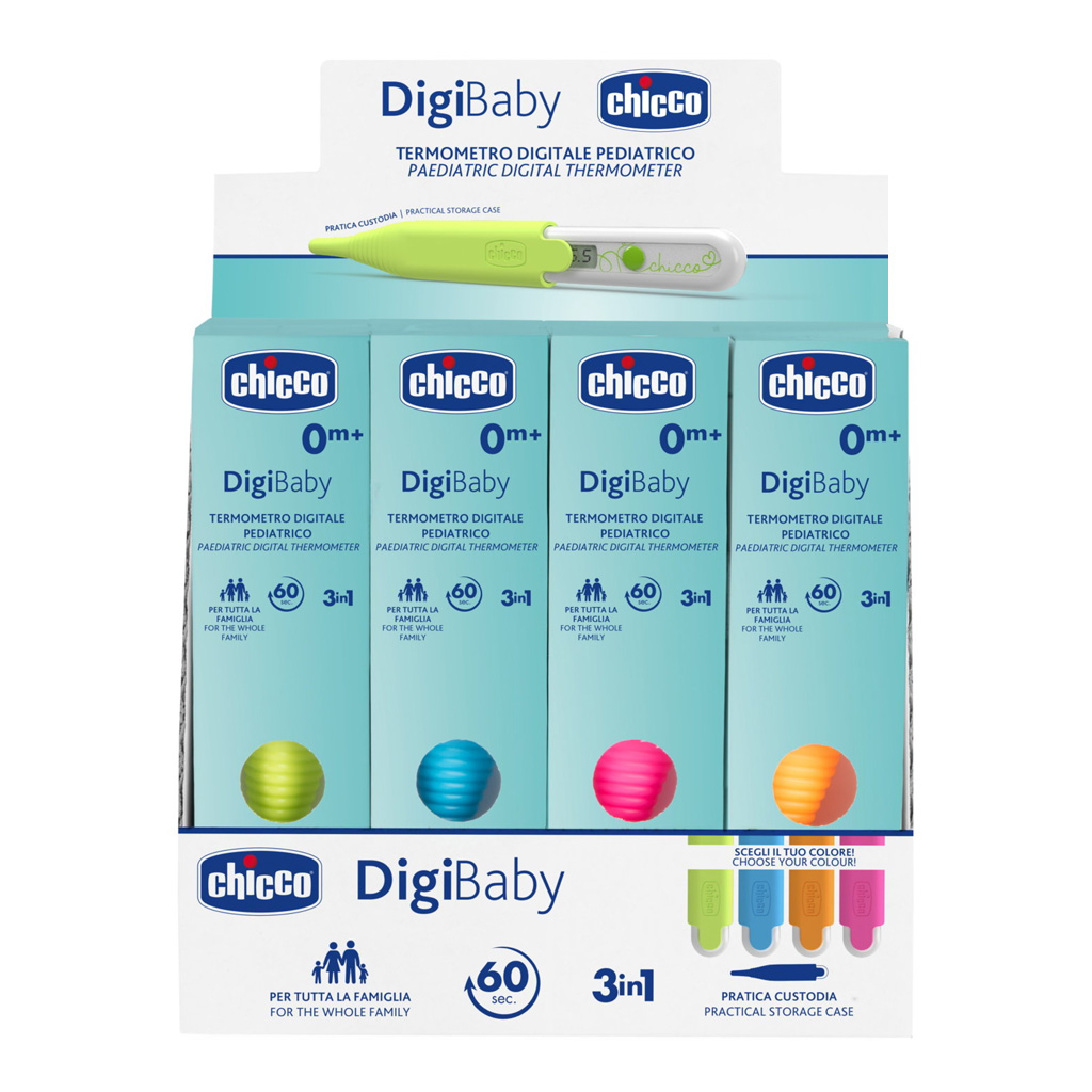 CHICCO Teplomer digitálny Digi Baby zelený