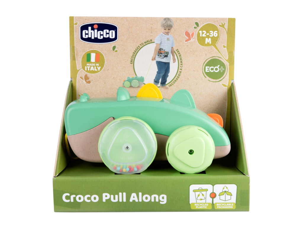 CHICCO Hračka na ťahanie Krokodíl Eco+ 12m+