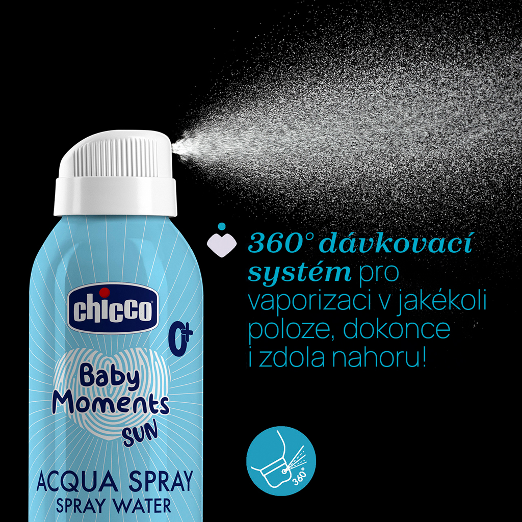 CHICCO Voda sprejová osviežujúca Baby Moments Sun 0m+ 150ml