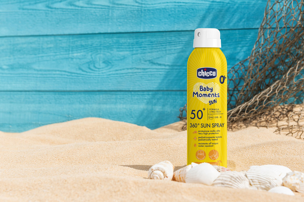 CHICCO Sprej detský na opaľovanie 360° SPF50+ 150ml