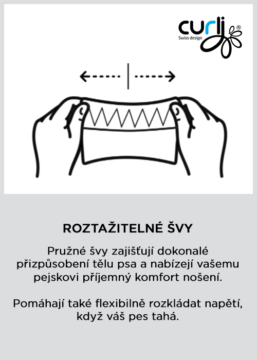 CURLI Postroj pre psov Manšester Brown S, 4-7 kg