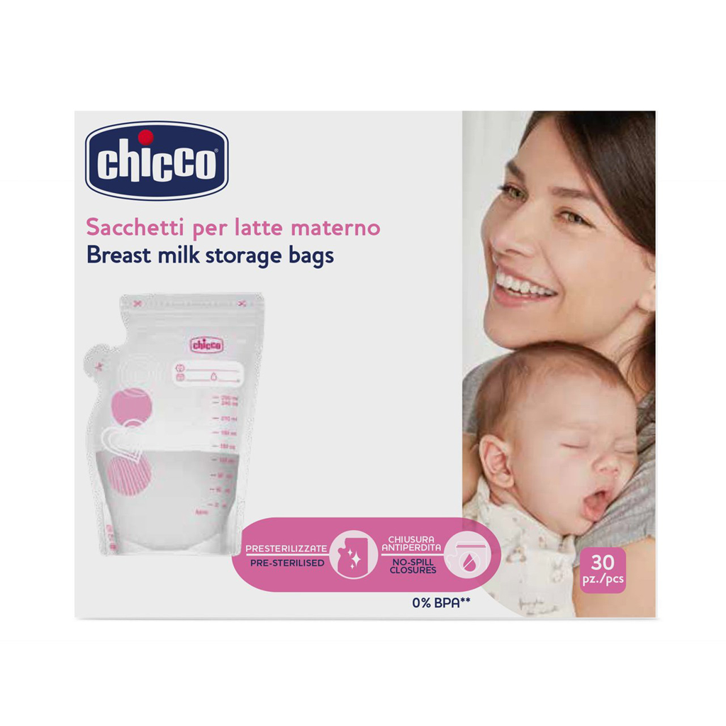 CHICCO Sáčky na mateřské mléko 250 ml 30 ks