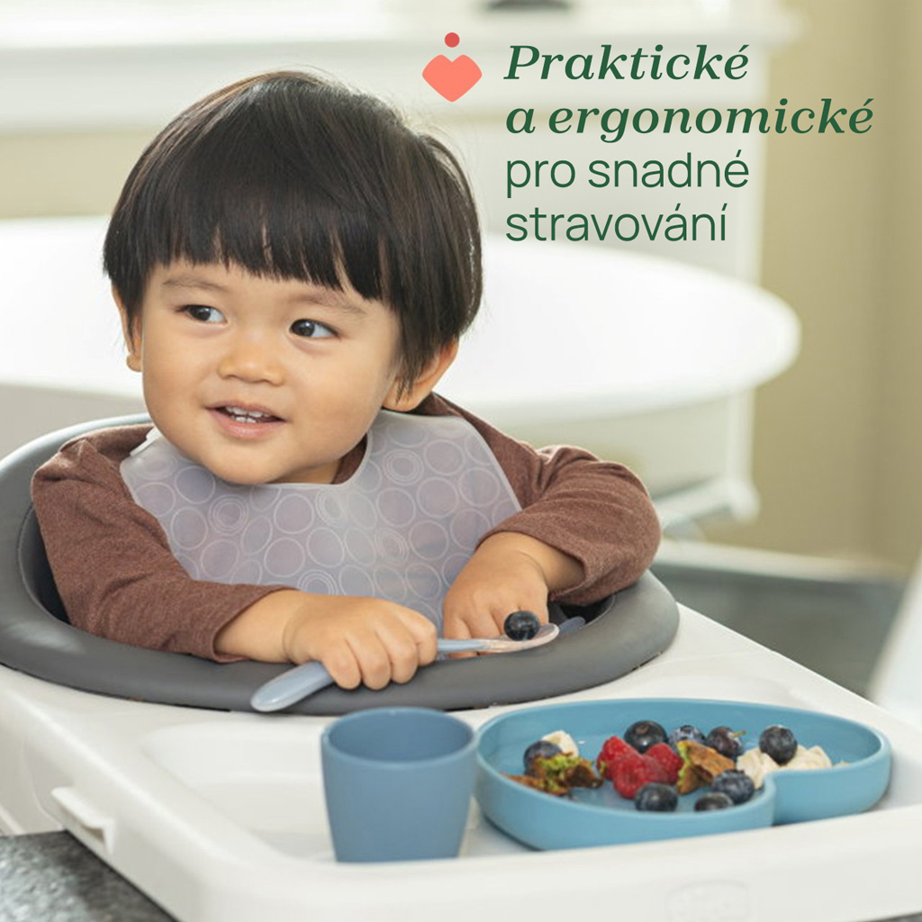 CHICCO Lyžička silikónová Soft ružová 2ks, 6m+