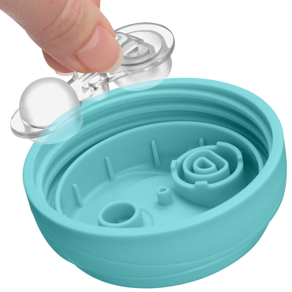CHICCO Hrnček Training s držadlami teal, 6m+
