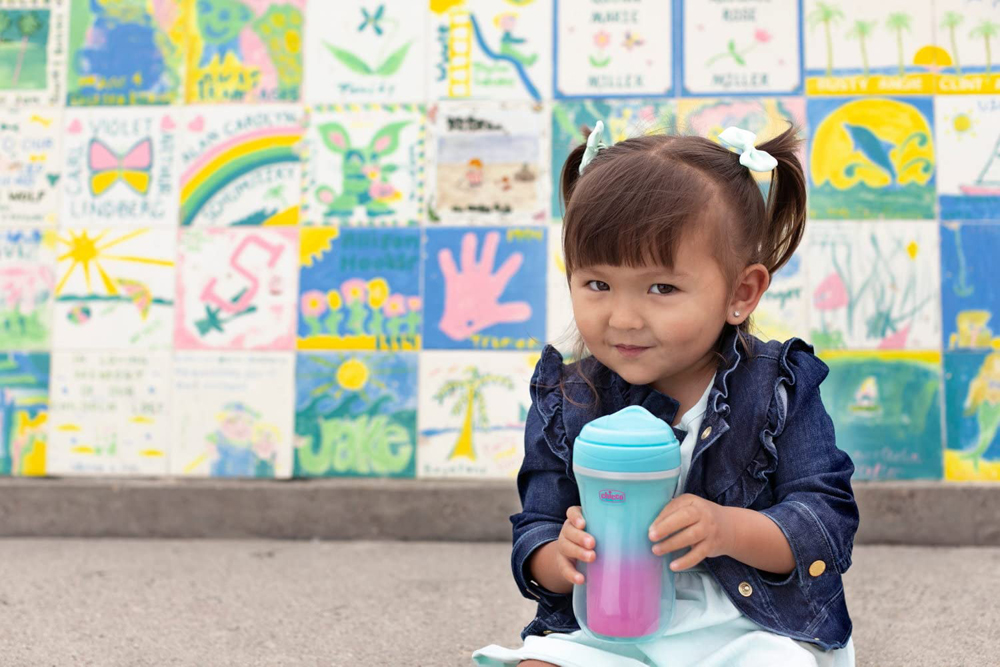CHICCO Hrnček Active termo s tvrdým náustkom 266 ml, tyrkysový 14m+