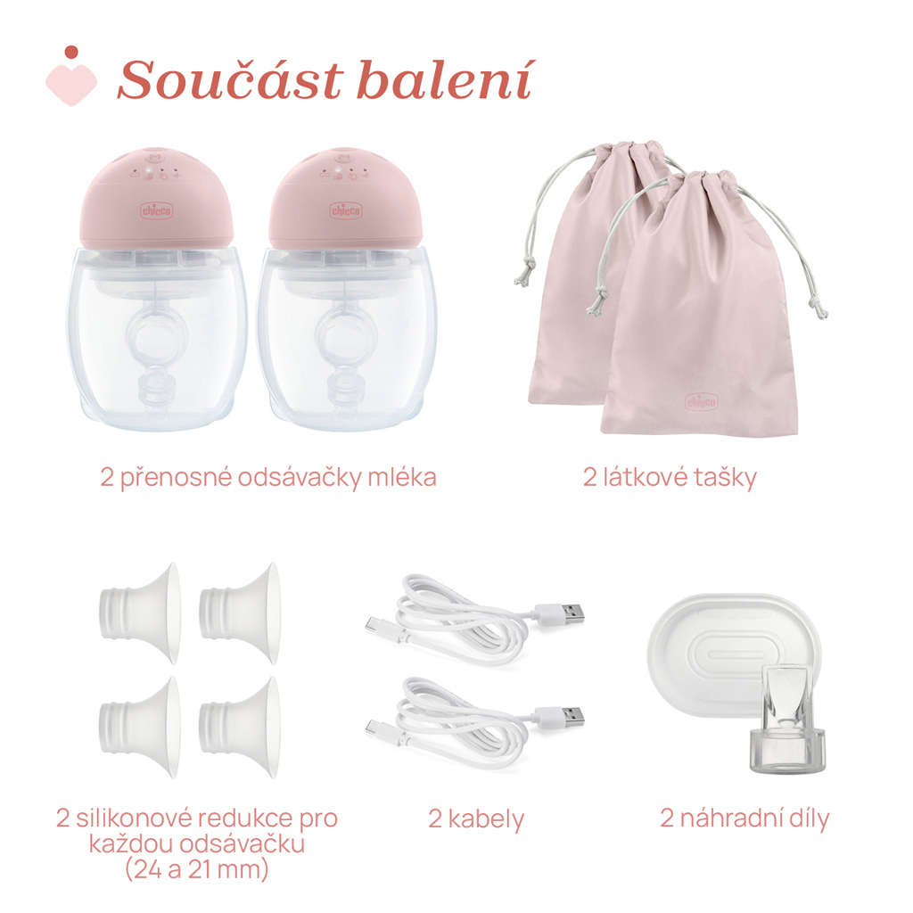 CHICCO Odsávačka materského mlieka elektrická Duo
