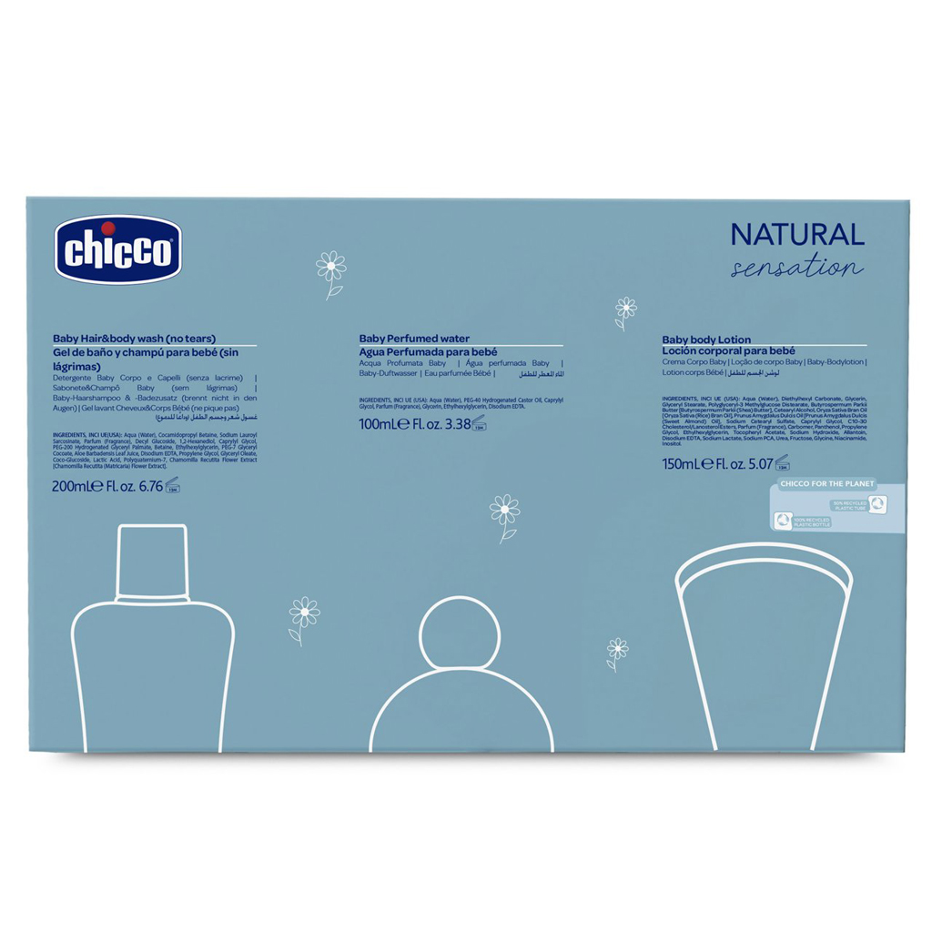 CHICCO Set darčekový kozmetický Natural Sensation - Baby Essential 0m+