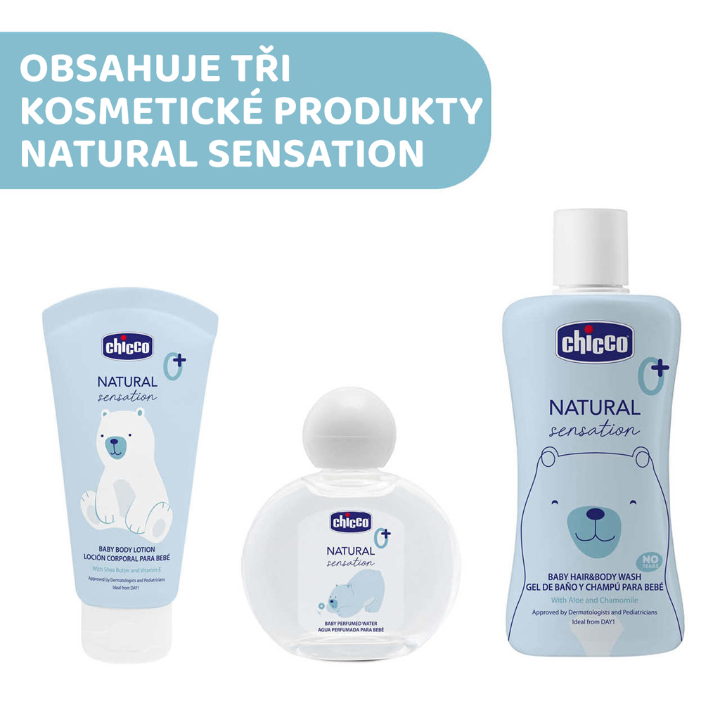 CHICCO Set darčekový kozmetický Natural Sensation - Baby Essential 0m+