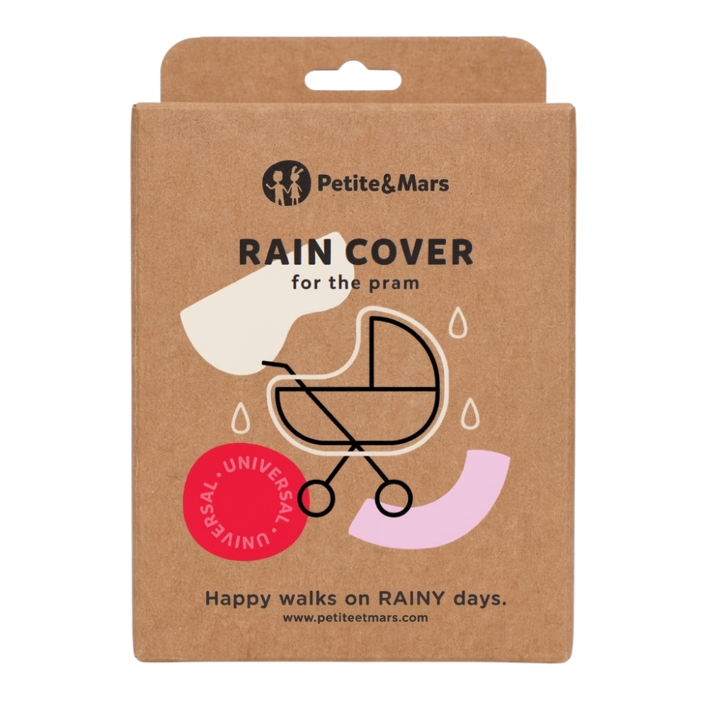 PETITE&MARS Rainy Pram pláštenka na hlboký kočík