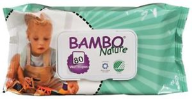 BAMBO Nature Utierky vlhčené 80 ks