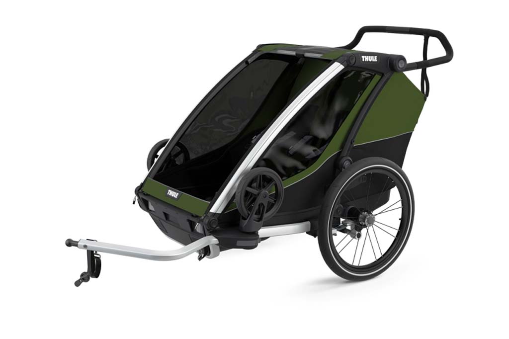 THULE Detský vozík Chariot Cab2 CypresGreen