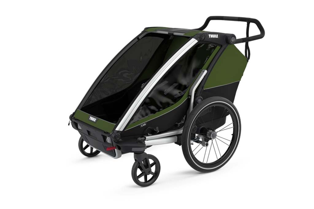 THULE Detský vozík Chariot Cab2 CypresGreen