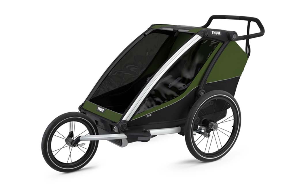 THULE Detský vozík Chariot Cab2 CypresGreen