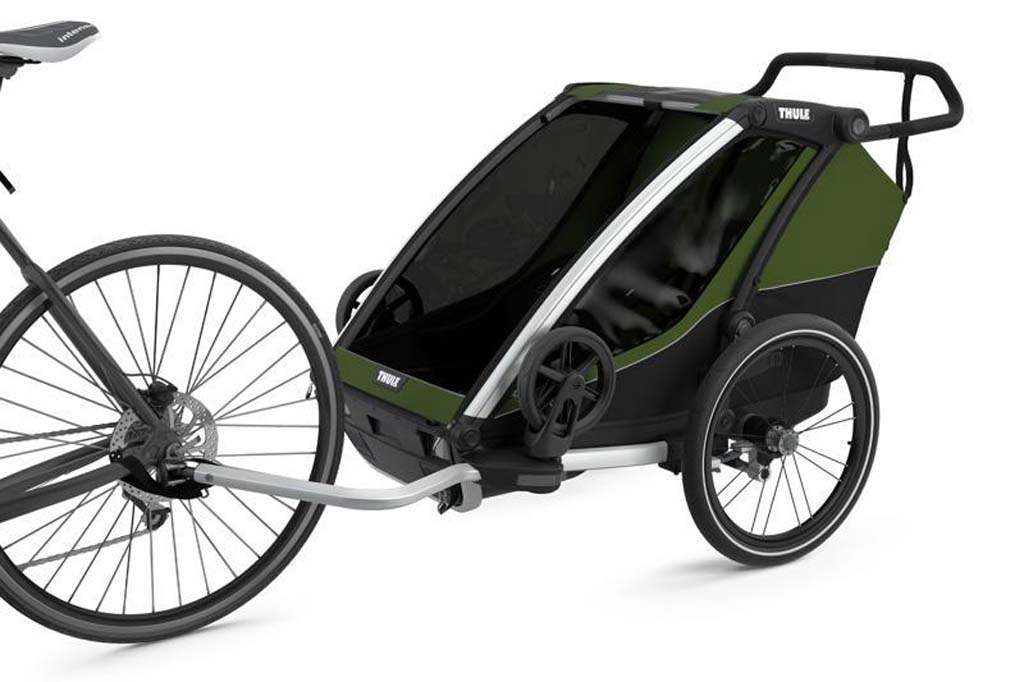 THULE Detský vozík Chariot Cab2 CypresGreen