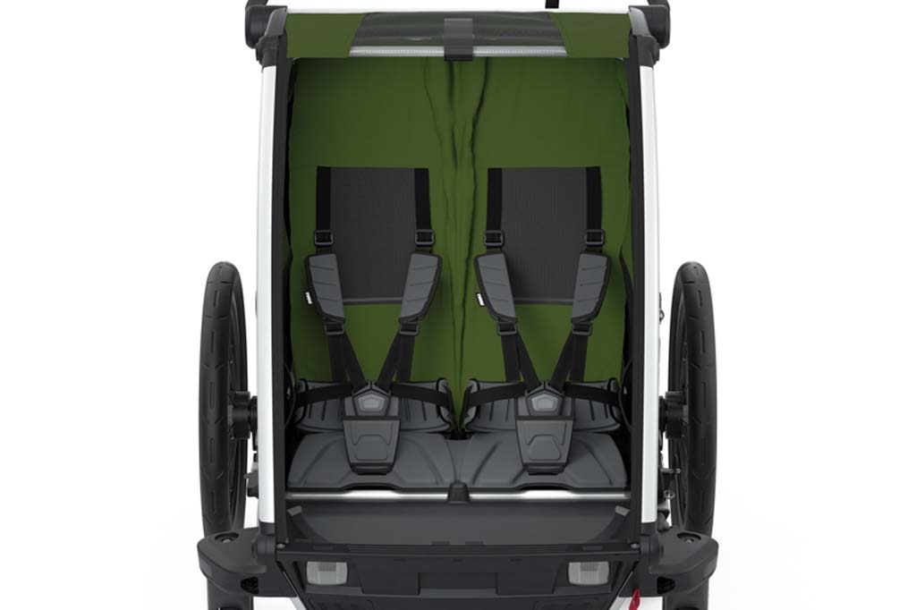 THULE Detský vozík Chariot Cab2 CypresGreen