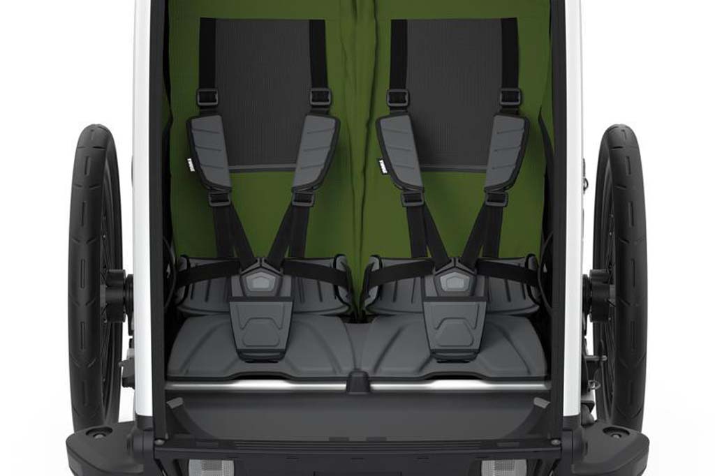 THULE Detský vozík Chariot Cab2 CypresGreen