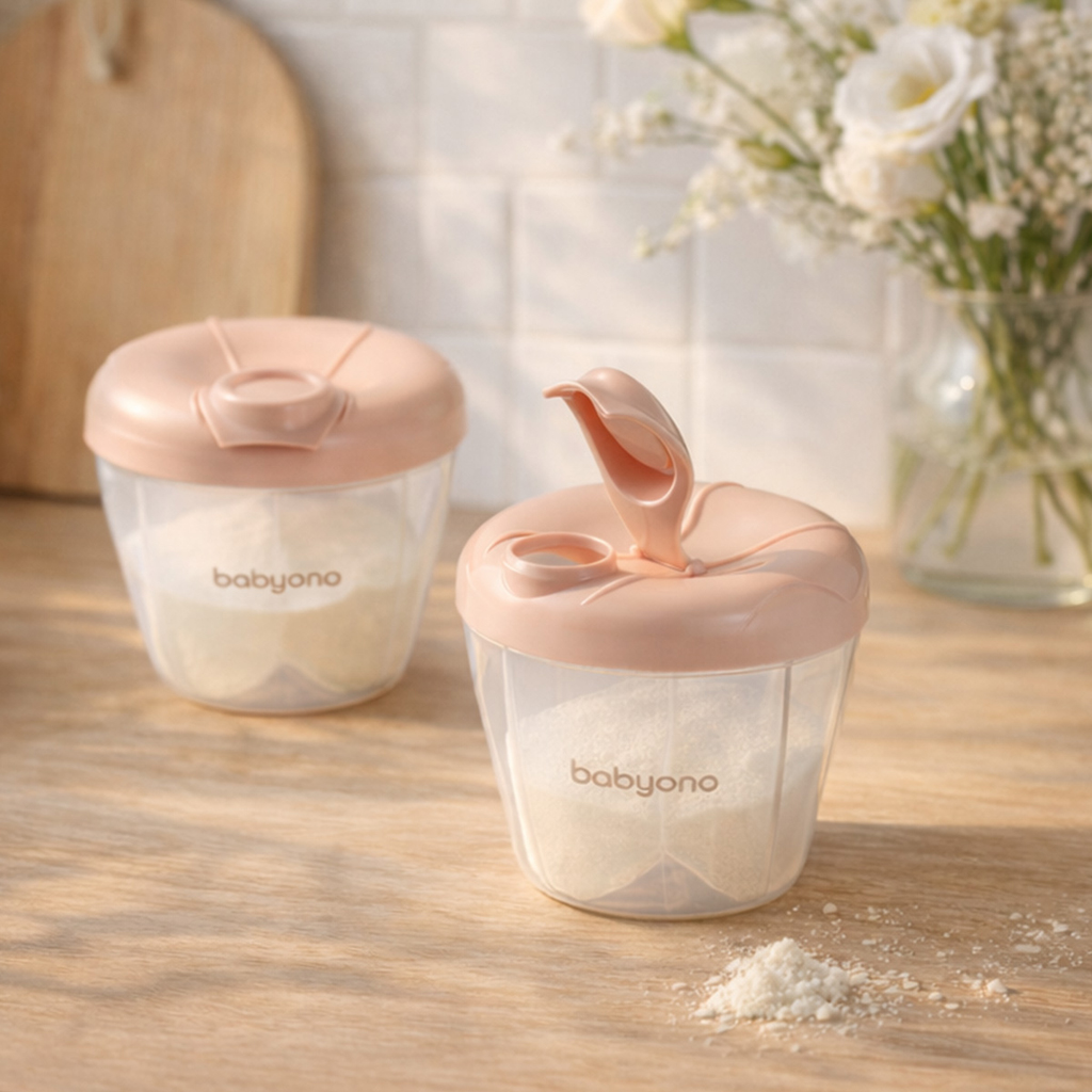 BABYONO Dávkovač sušeného mlieka Beige