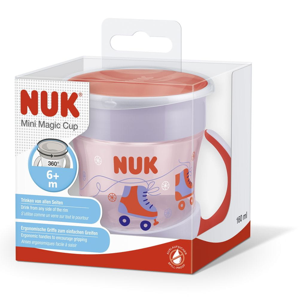 NUK Hrnček Mini Magic Cup 160 ml červený