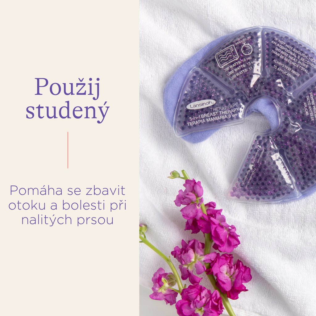 LANSINOH Obklad teplý a chladivý na prsia 2ks