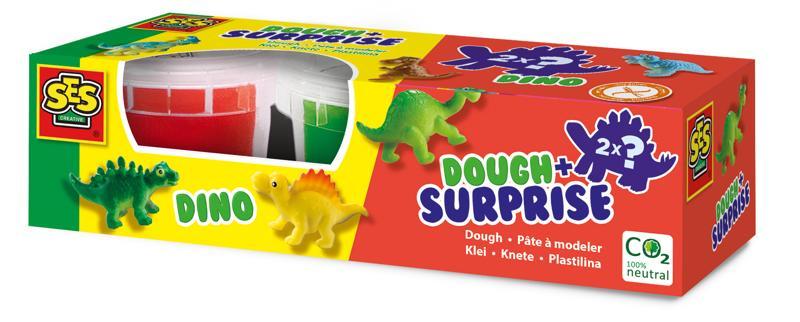SES Plastelína s prekvapením Dinosaury,  V002139