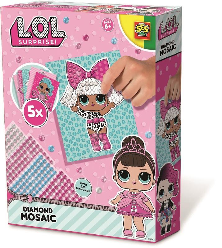 SES L.O.L. mozaika s kamienkami,  V002131