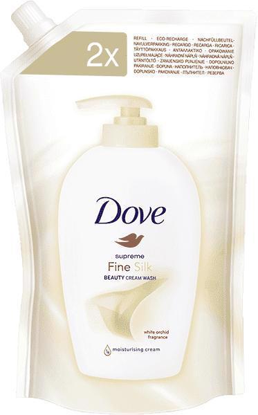 DOVE Mydlo tekuté hodvábne Fine Silk 500ml náhradná náplň
