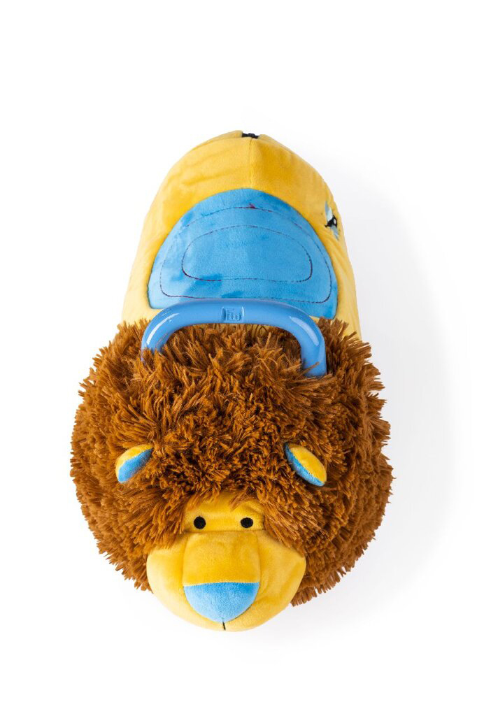 TEDDIES Odrážadlo Funny wheels Rider Ride-On levíček plyšový modrý 12 m +