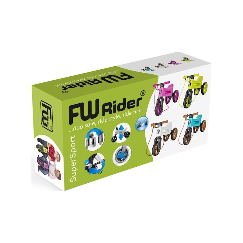 TEDDIES Odrážadlo FUNNY WHEELS Rider SuperSport zelené 2v1