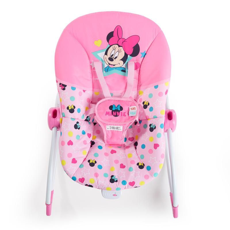 DISNEY BABY Houpátko vibrující Minnie Mouse Stars&Smiles Baby 0 m+, do 18 kg, 2019