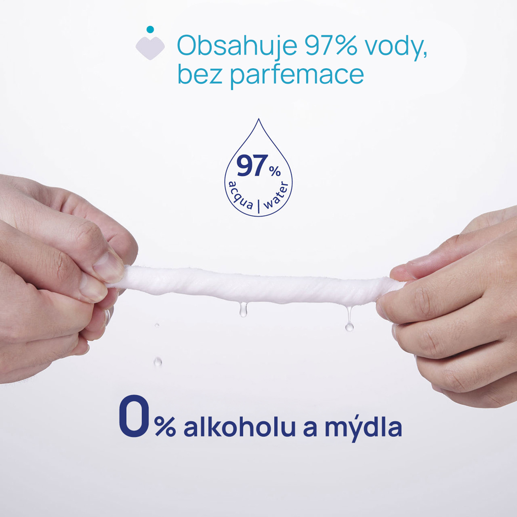 CHICCO Detské vlhčené obrúsky bez obsahu plastov 60 ks