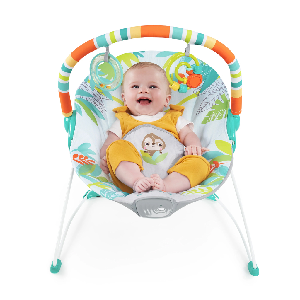 BRIGHT STARTS Lehátko vibrujúce Rainforest Vibes™ 0m+ do 9kg