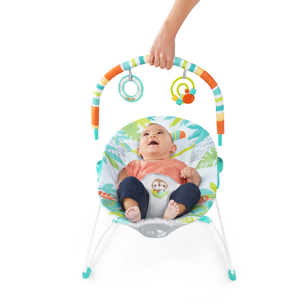 BRIGHT STARTS Lehátko vibrujúce Rainforest Vibes™ 0m+ do 9kg