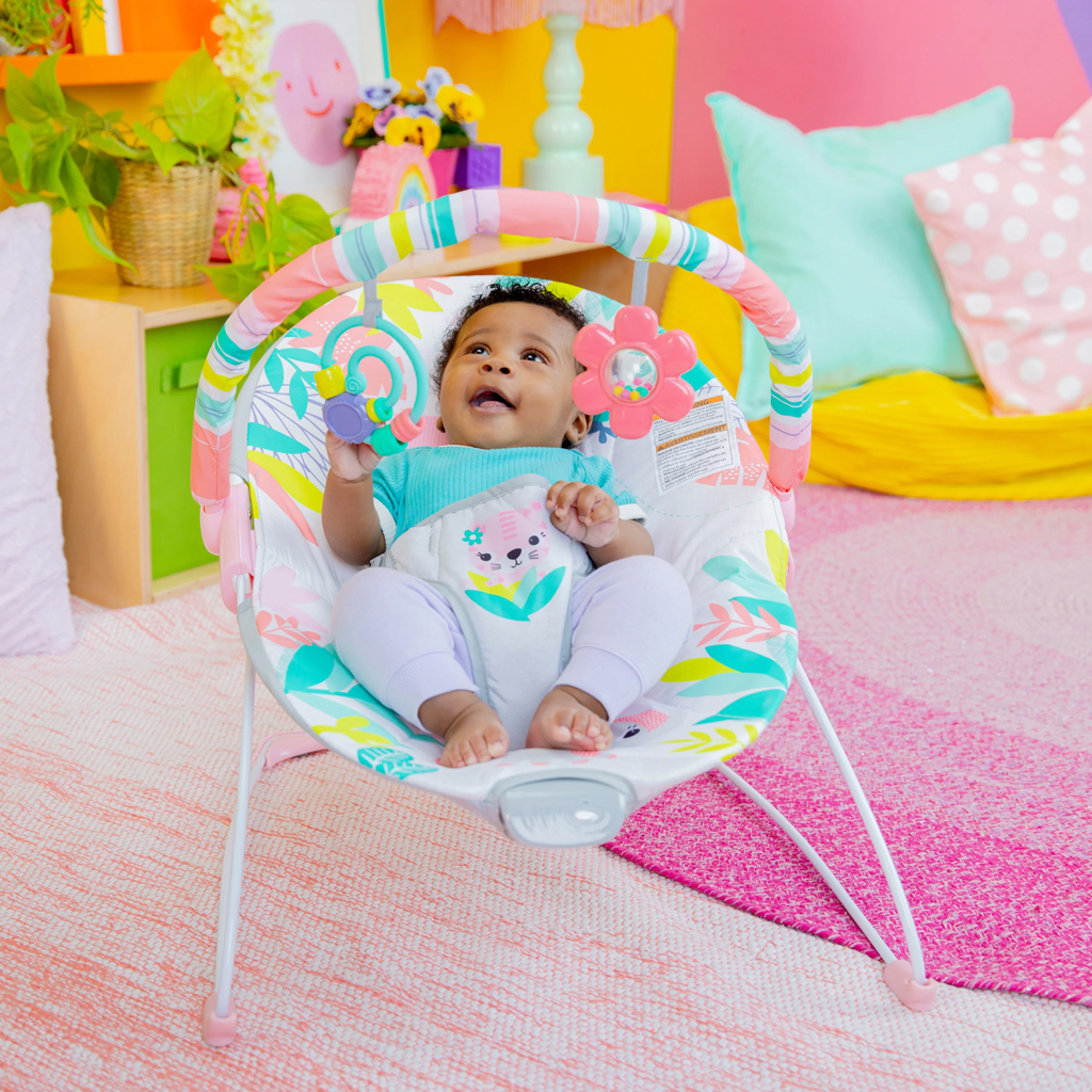 BRIGHT STARTS Lehátko vibrujúce Rainforest Vibes™ 0m+ do 9kg