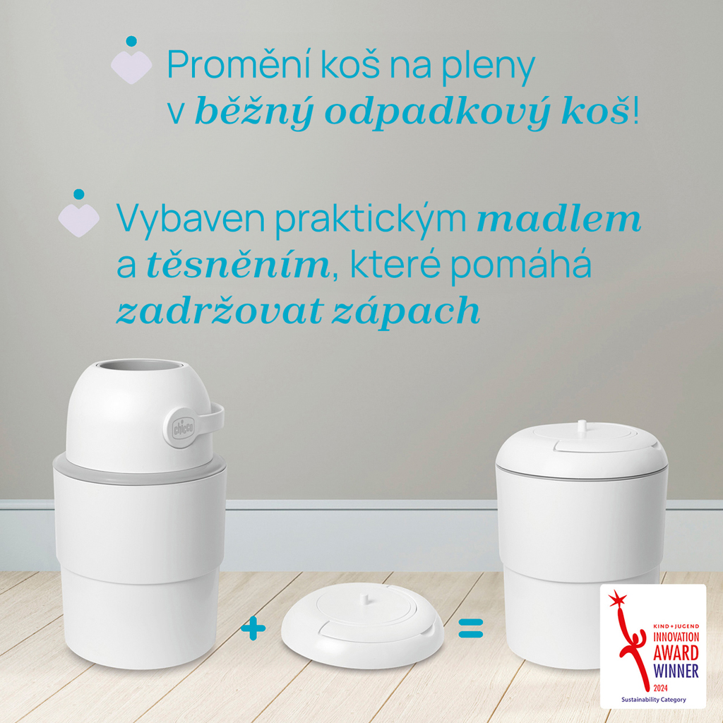 CHICCO Veko na teleskopický kôš na plienky Odour Off