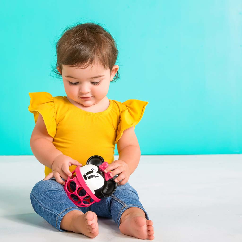 OBALL Hračka Oball Rattle Disney Baby Minnie, 0m+