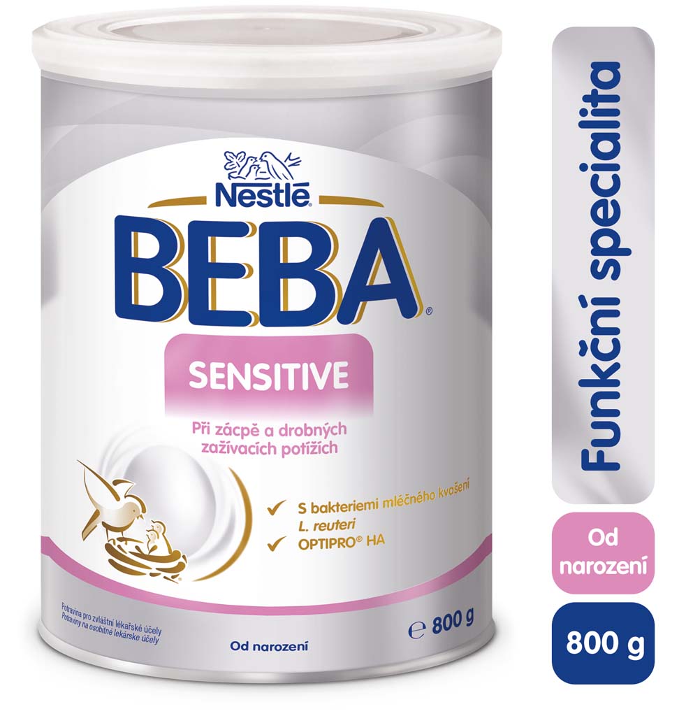 BEBA SENSITIVE 800 g - dojčenské mlieko pri zažívacích problémoch